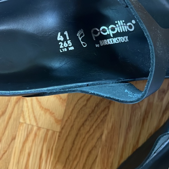 Birkenstock Gizeh PAP Flex Platform Leather Sandals Size 41 NWT - Picture 12 of 16